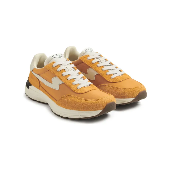 Stepney Workers Club Baskets Osier S-Strike Raw Suede Mix | Jaune