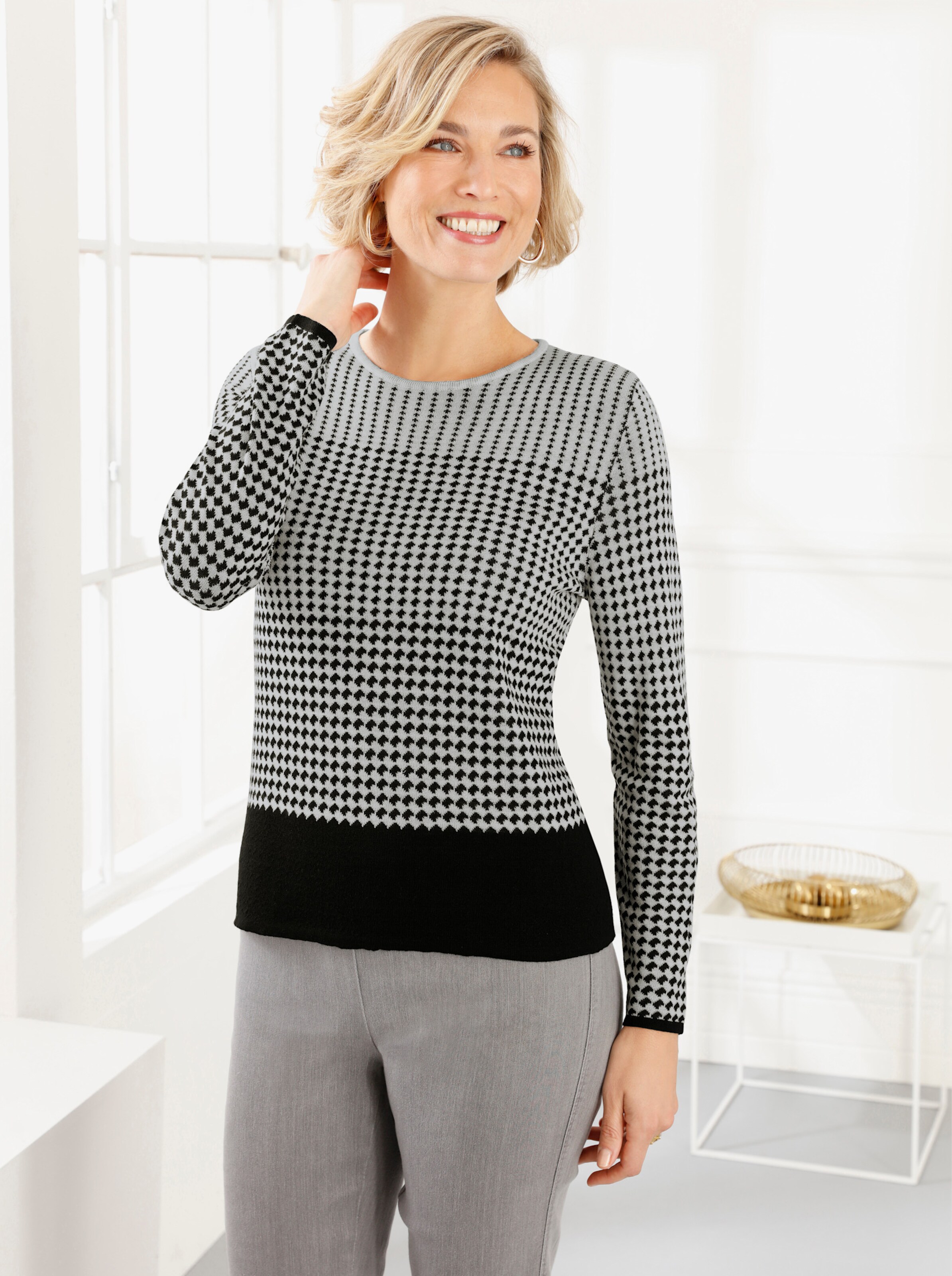 Jacquard-Pullover