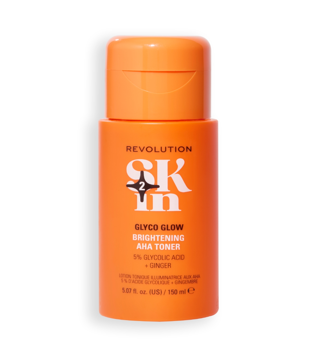 Revolution Skin - *Be Bright* - Tônico Facial com 5% de Ácido Glicólico e Gengibre AHA Glyco Glow