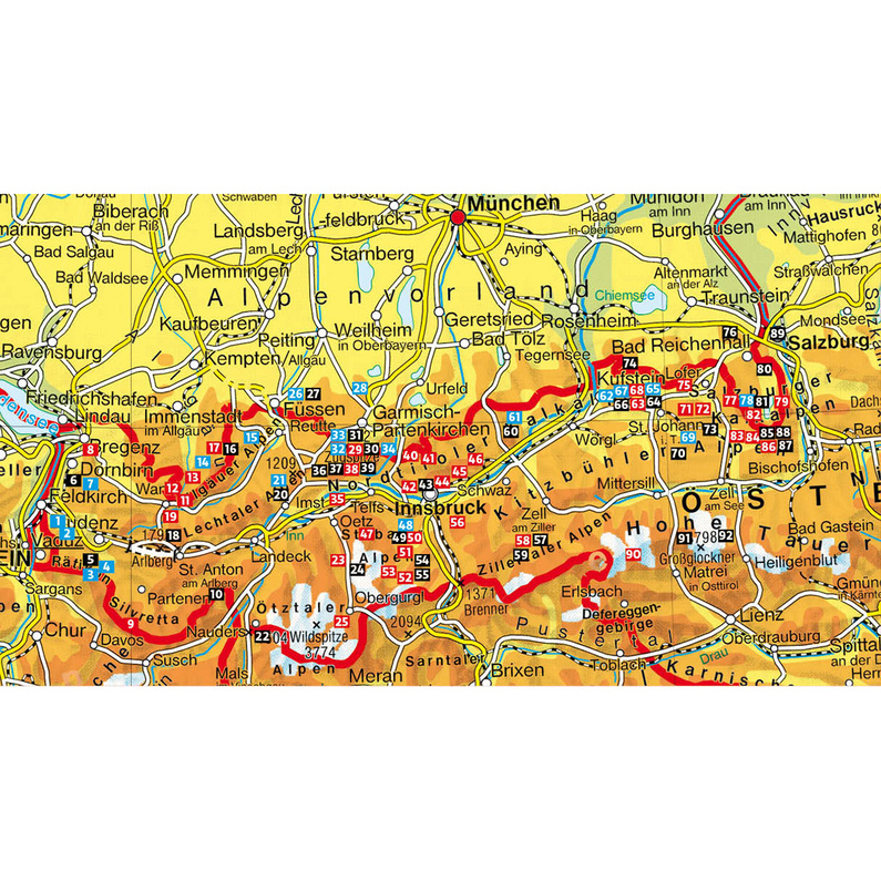 Rother Bayern Vorarlberg Tirol Salzburg Klettersteigführ.