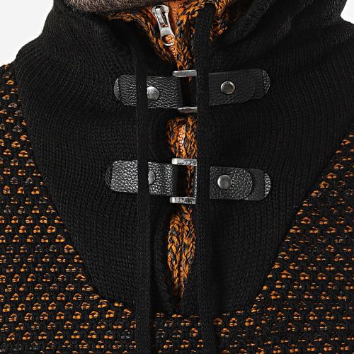 Pull Col Amplified Camel Noir