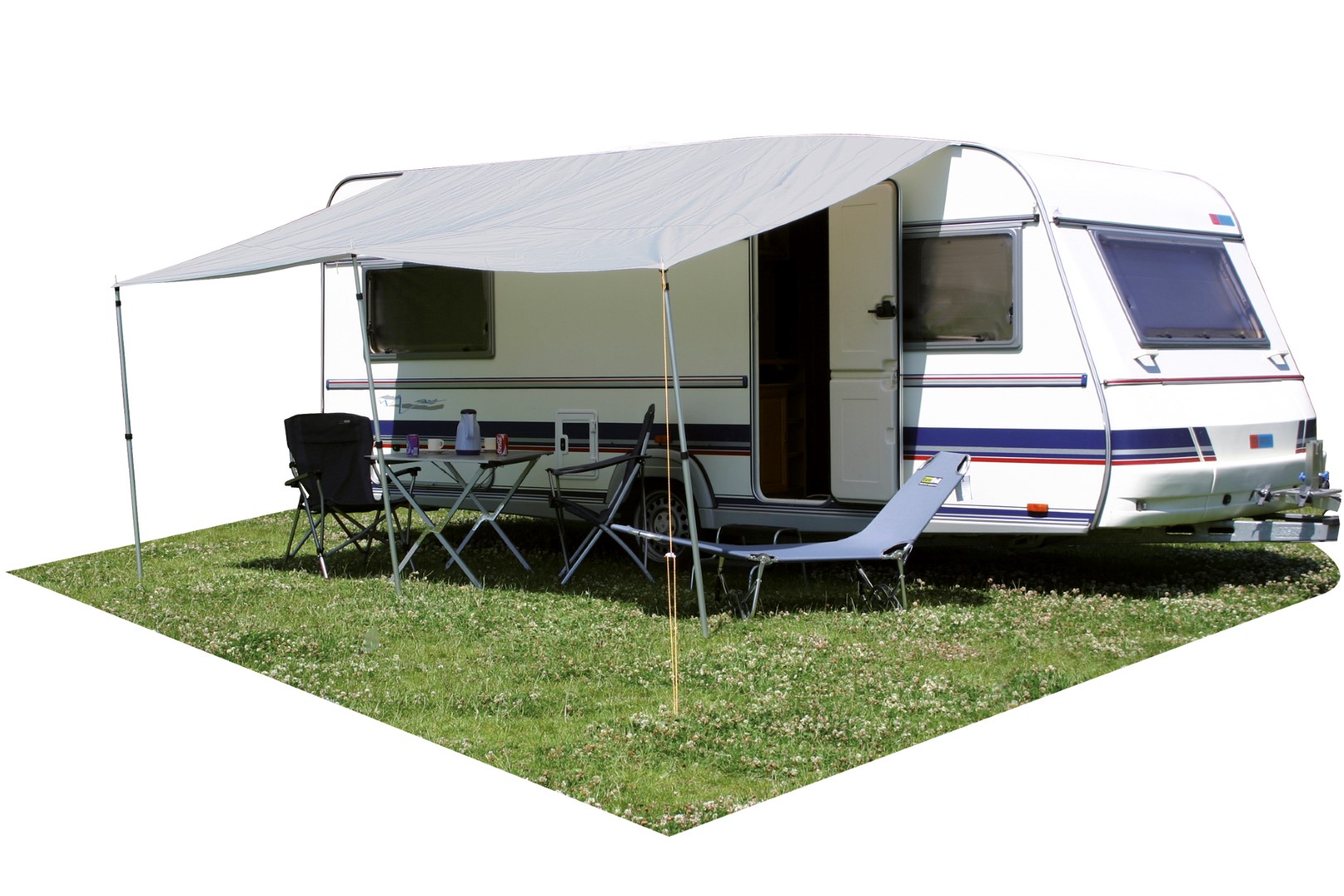 Eurotrail 200 x 240 cm Grey universele caravanluifel