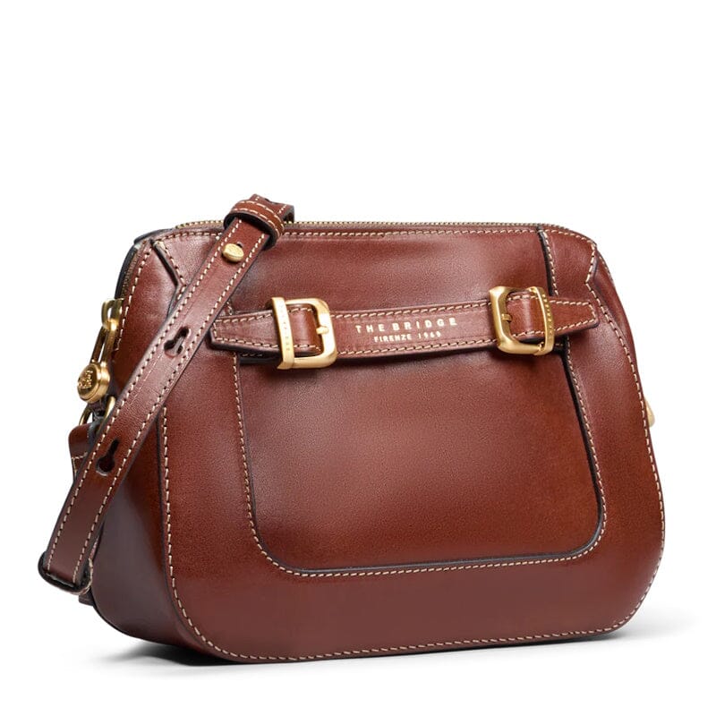 The Bridge Gaia Crossbody Tas Bruin