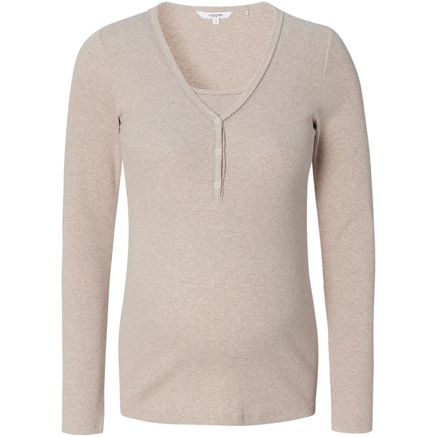 Noppies Still-Schlaftop Amala Taupe Melange