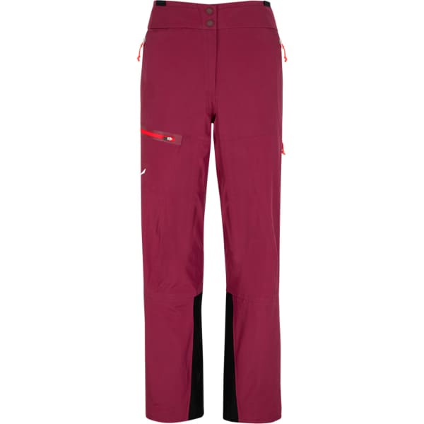 Pantalon ski de randonnée SALEWA W SELLA RESPONSIVE PNT RHODO RED