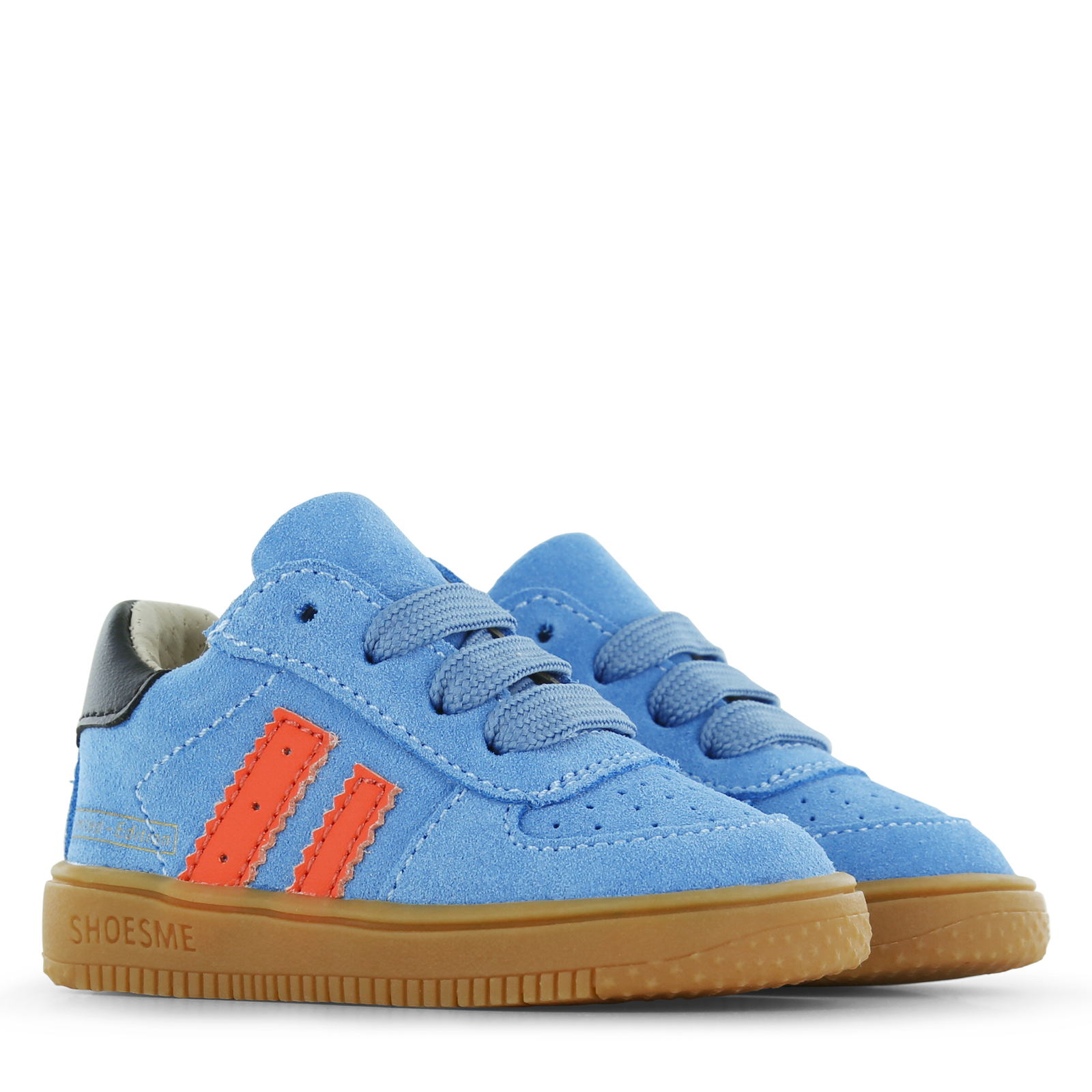 Shoesme blauw sneakertje Microfiber leer, Suède | Jongens schoenen