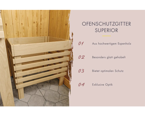 Karibu Astaria modulaire sauna inclusief 9 kW biooven en externe bedieningseenheid met dakrooster en gebronsde volledig glazen deur