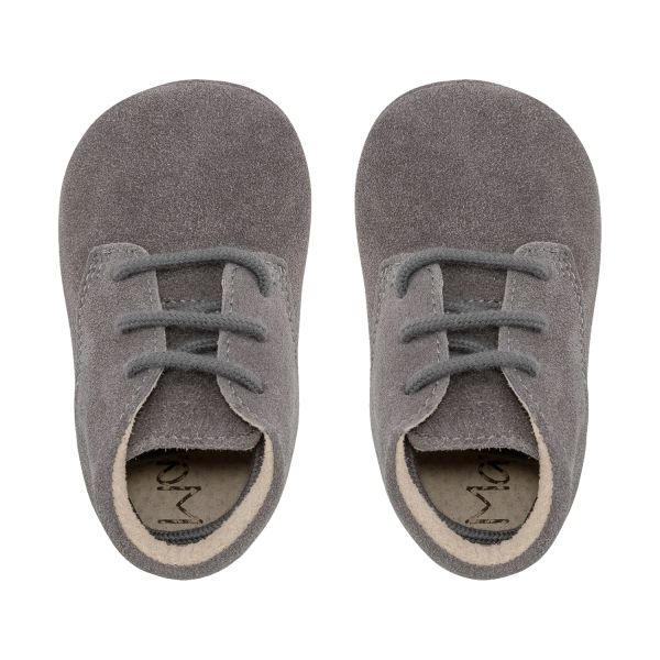 Mavies Classic Babyschoentjes Grey Suede Mt. XS