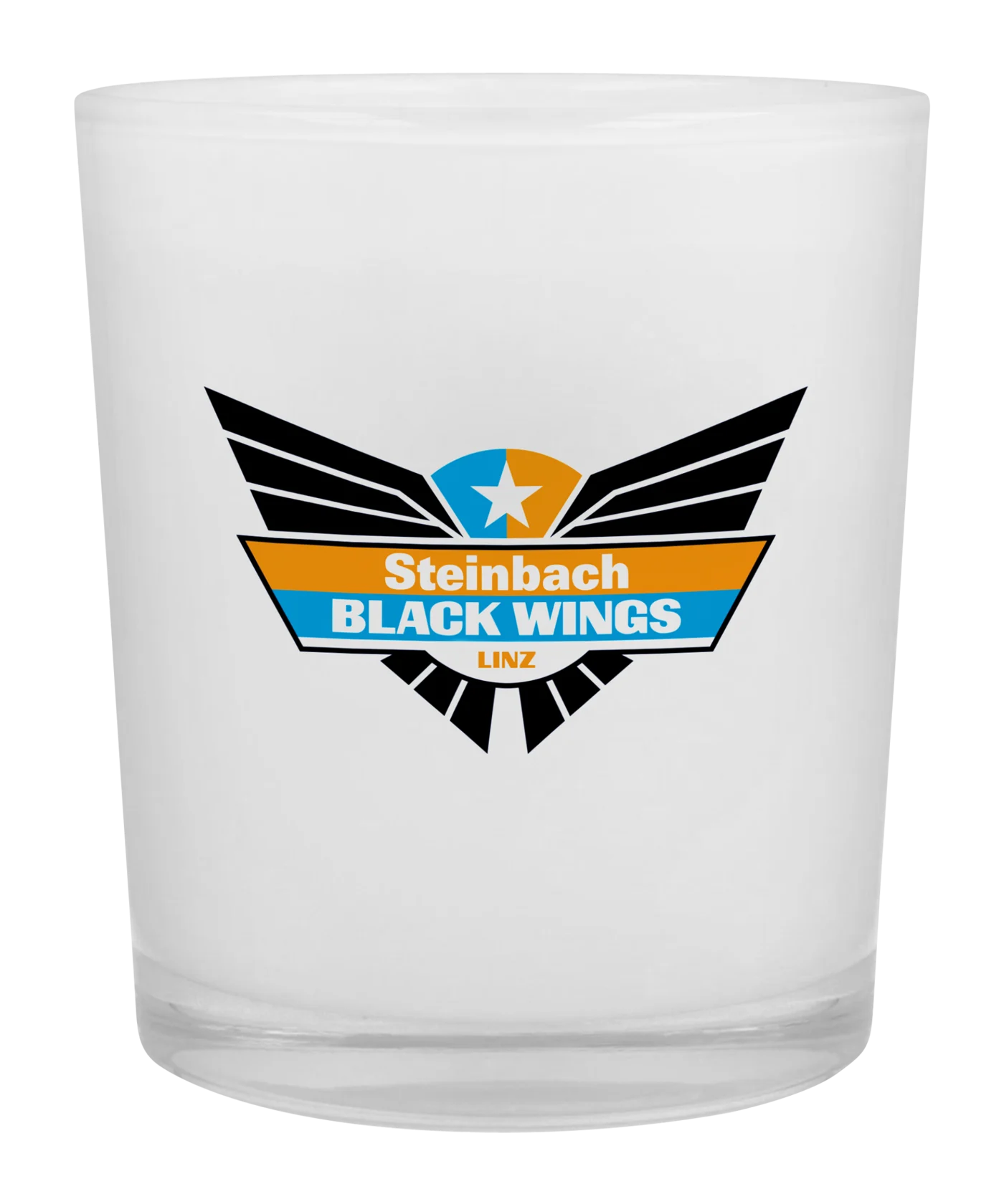Black Wings Classic Kerze Weiss