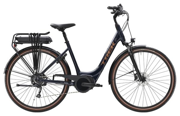 Vélo de Ville Électrique Trek Verve  2 Lowstep Shimano Altus 9V 500 Wh Azure