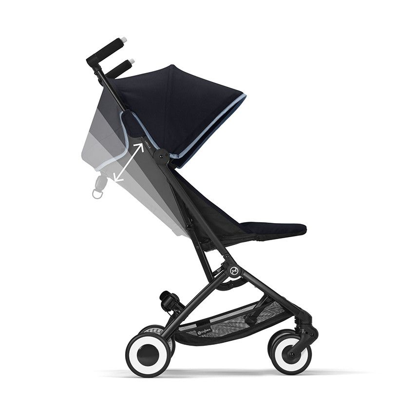 Poussette ultra-compacte Libelle 2023 ocean blue - Ecru