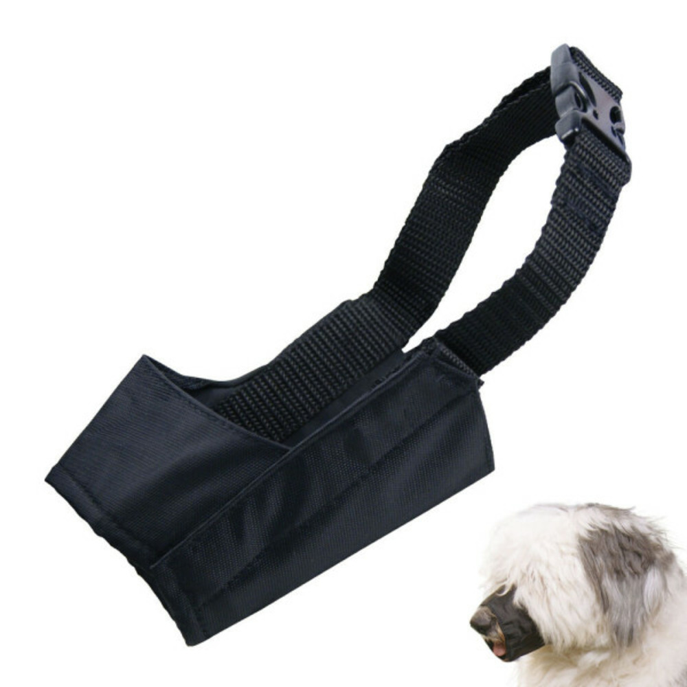 Muselière noir nylon taille 3 (18.5 cm)
