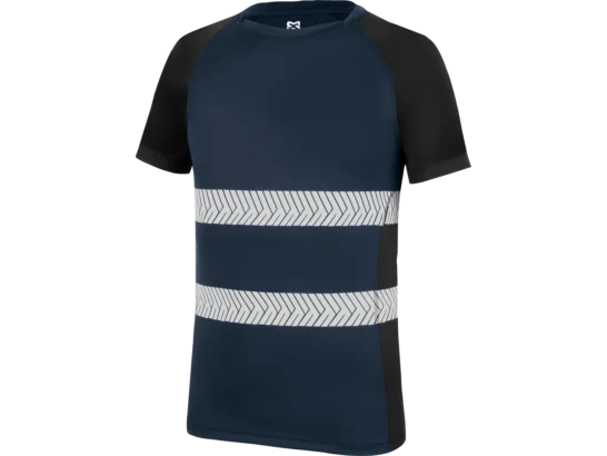 Tee-shirt de travail Dry Tech Würth MODYF marine/noir