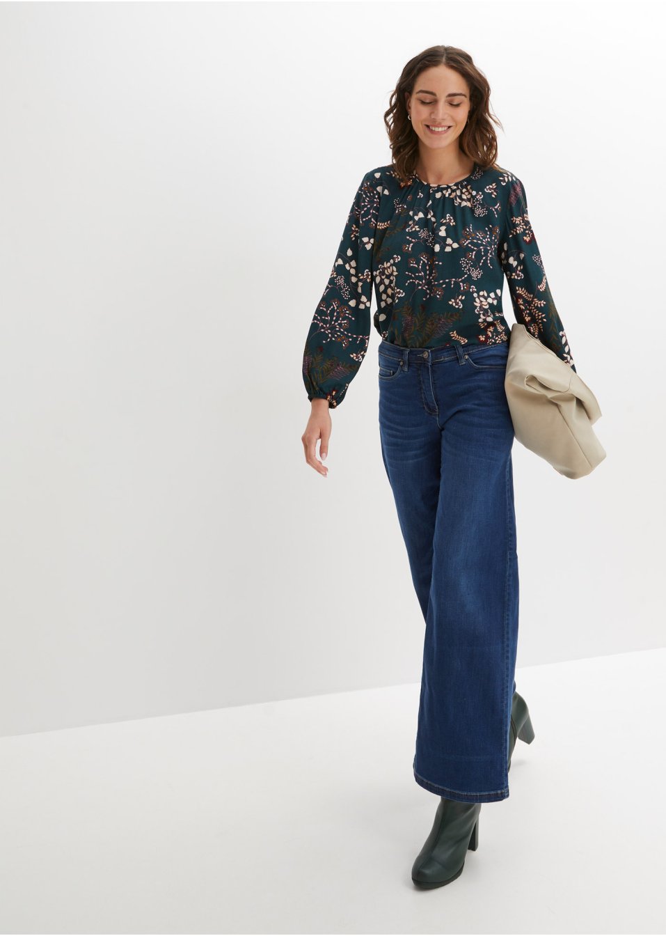 Blouse imprimée en viscose
