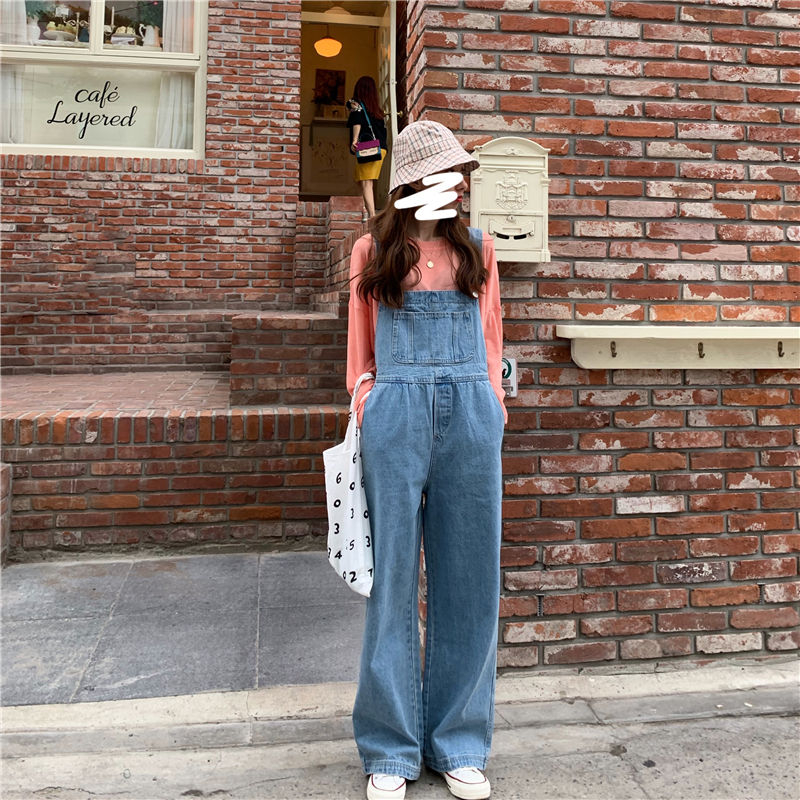 Shopherd - Wijde denim jumpsuit