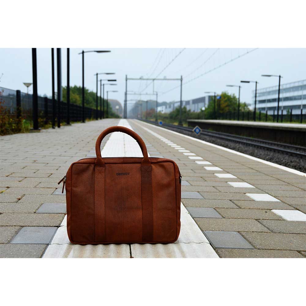 DSTRCT Main Street Workingbag 15.6'' cognac