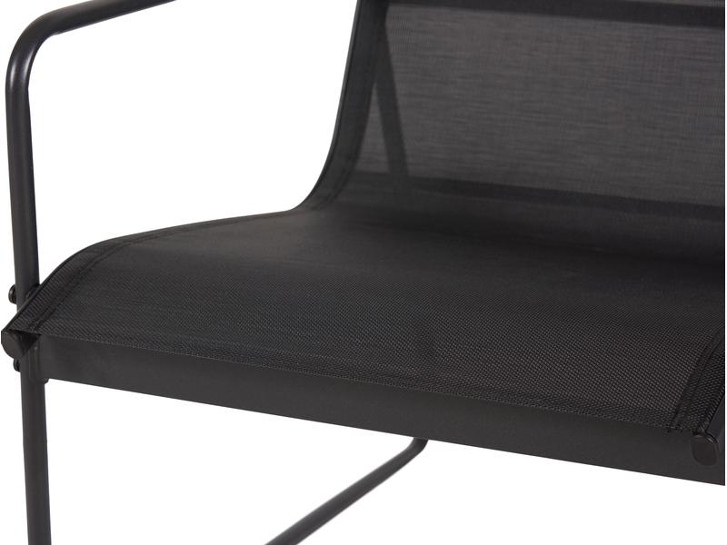 Schou Loungeset Theodor, Set 4-teilig, Schwarz Gartenlounge
