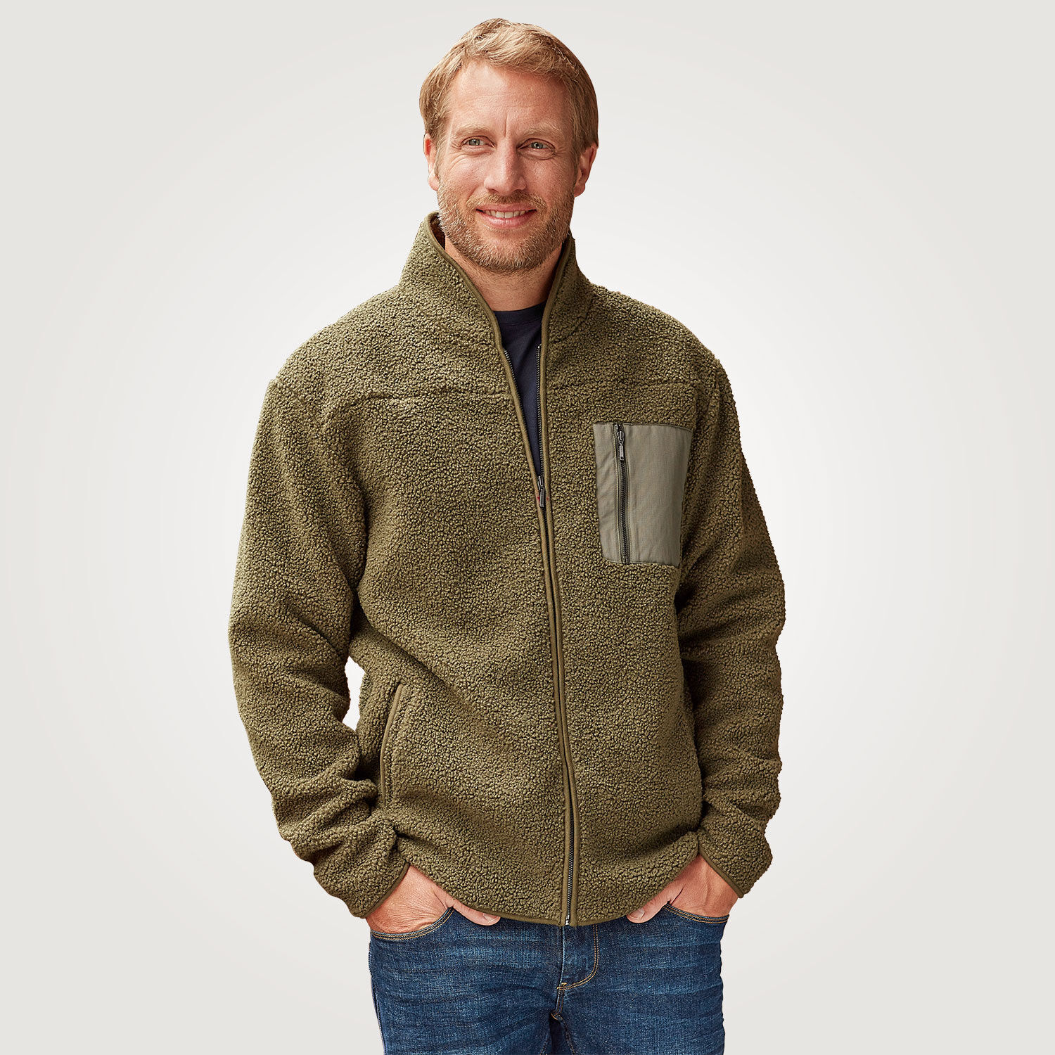Explorer Herren Curly Fleece Jacke