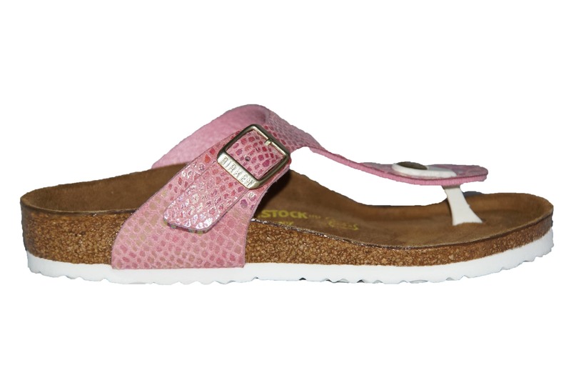 Birkenstock Gizeh Kids BS Shinny Snake Rose