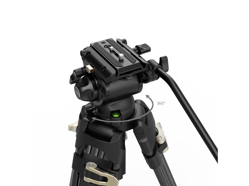 Smallrig Stativ AD-01S Heavy-Duty Fluid Head Stativ-Kit