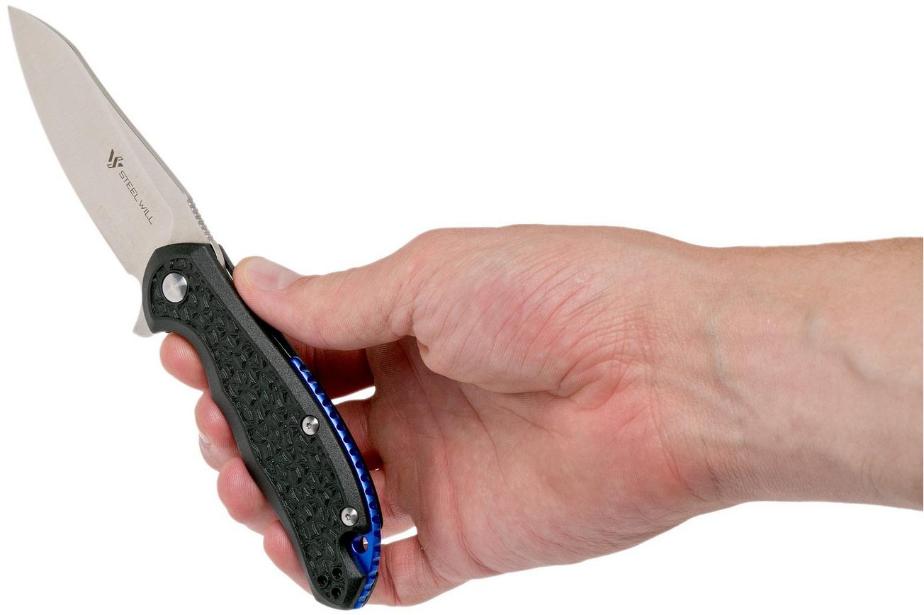 Steel Will Modus F25-11 Black FRN, D2 blade, zakmes