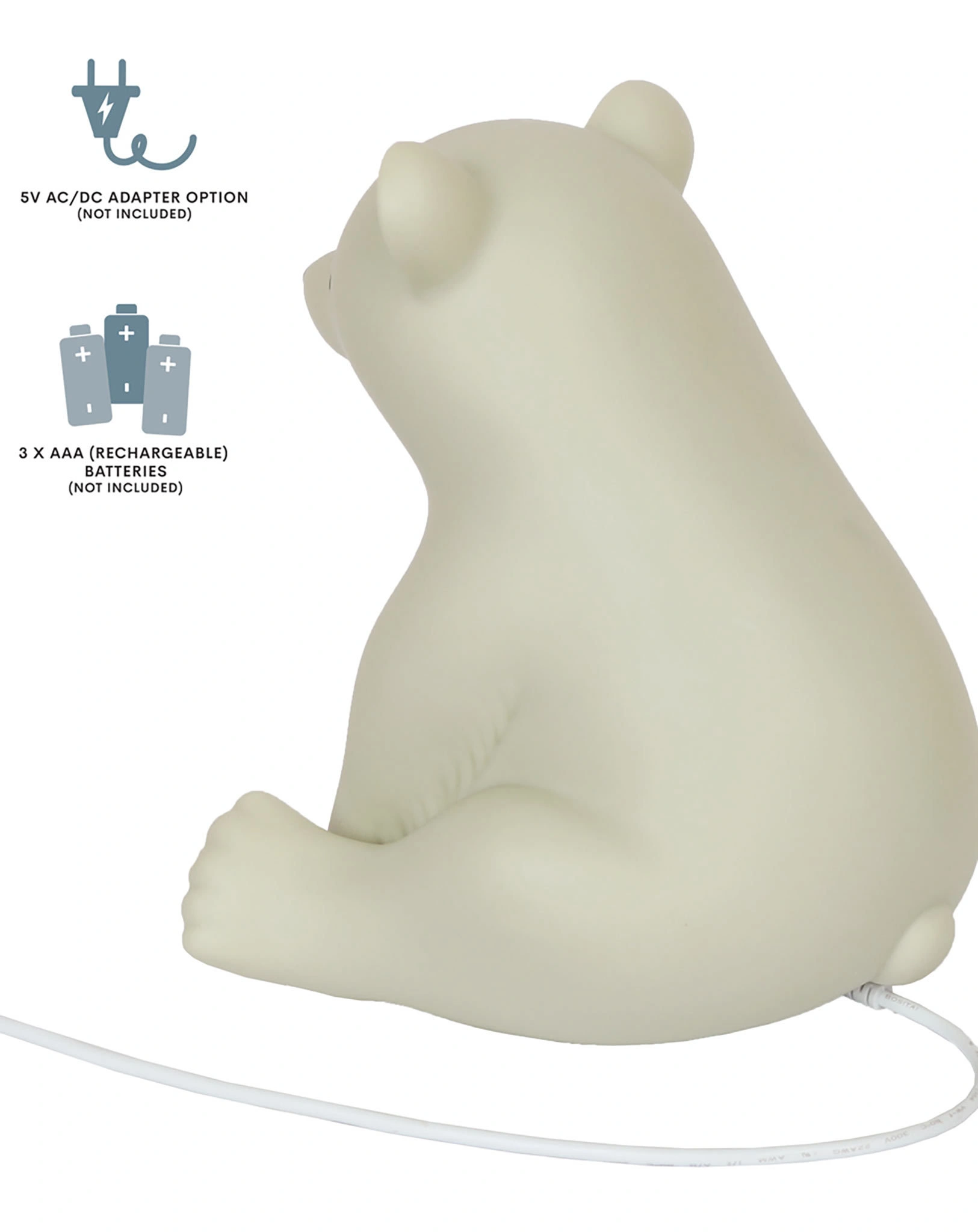 LED-Nachtleuchte NIGHT LIGHT - POLAR BEAR in weiß