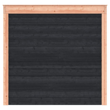 Overkapping Douglas zwart Zweeds Rabat 305x255cm