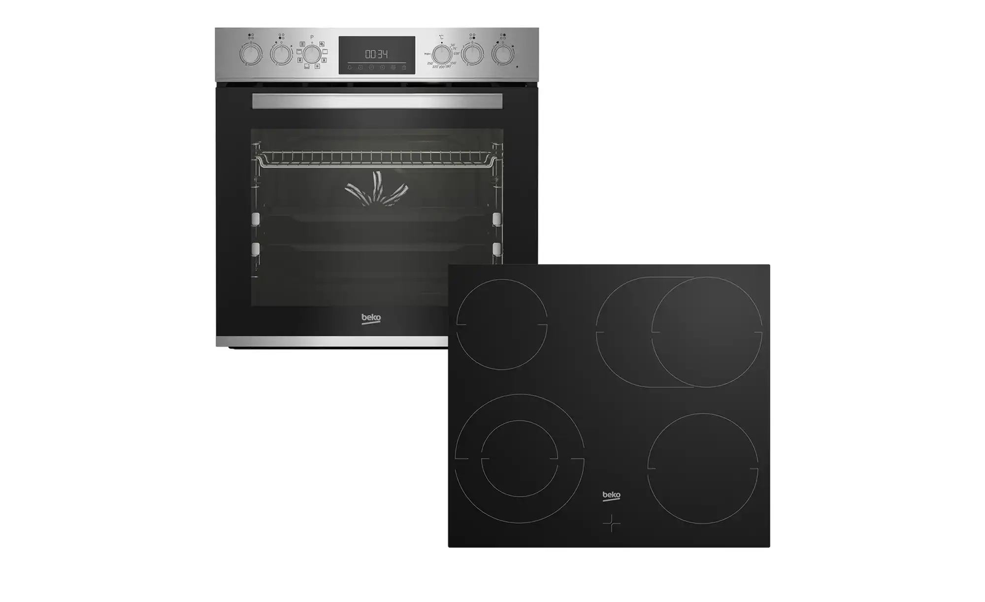 BEKO Einbau-Herdset BBUM12328X