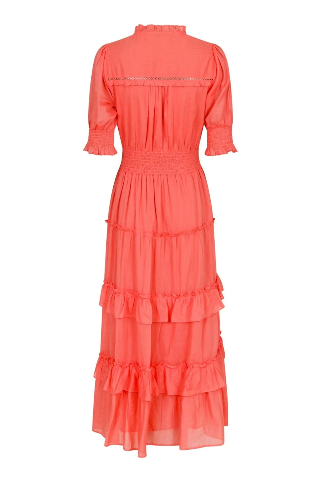 Neo Noir Sophie S Voile Dress coral