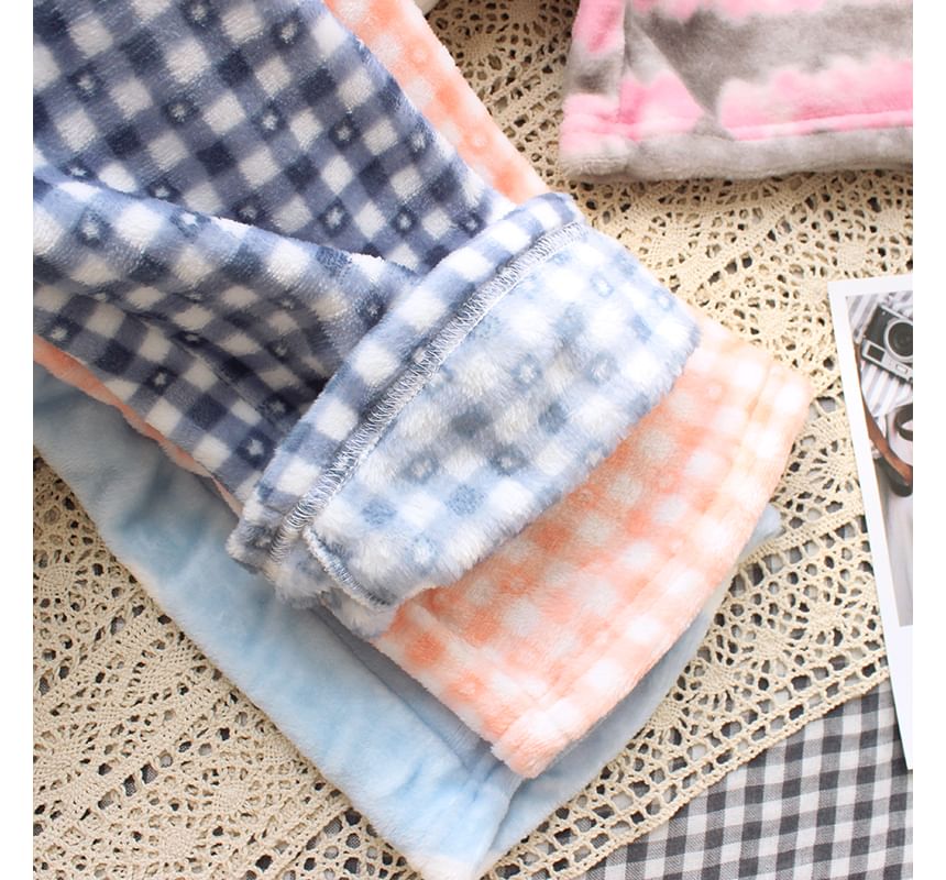 Dogini - Fleece pyjamabroek met patroon