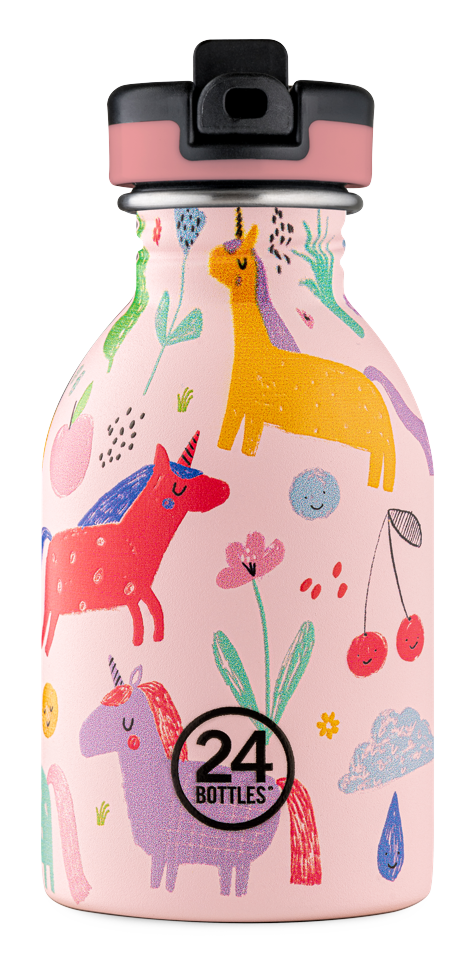 24 Bottles - Kids Collection - Drikkedunk med sportslåg 250 ml Magic Friends