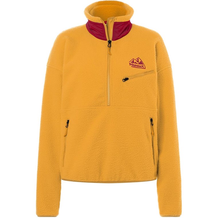 Marmot Wm'S 94 E.C.O. Recycled Fleece Yellow/Red