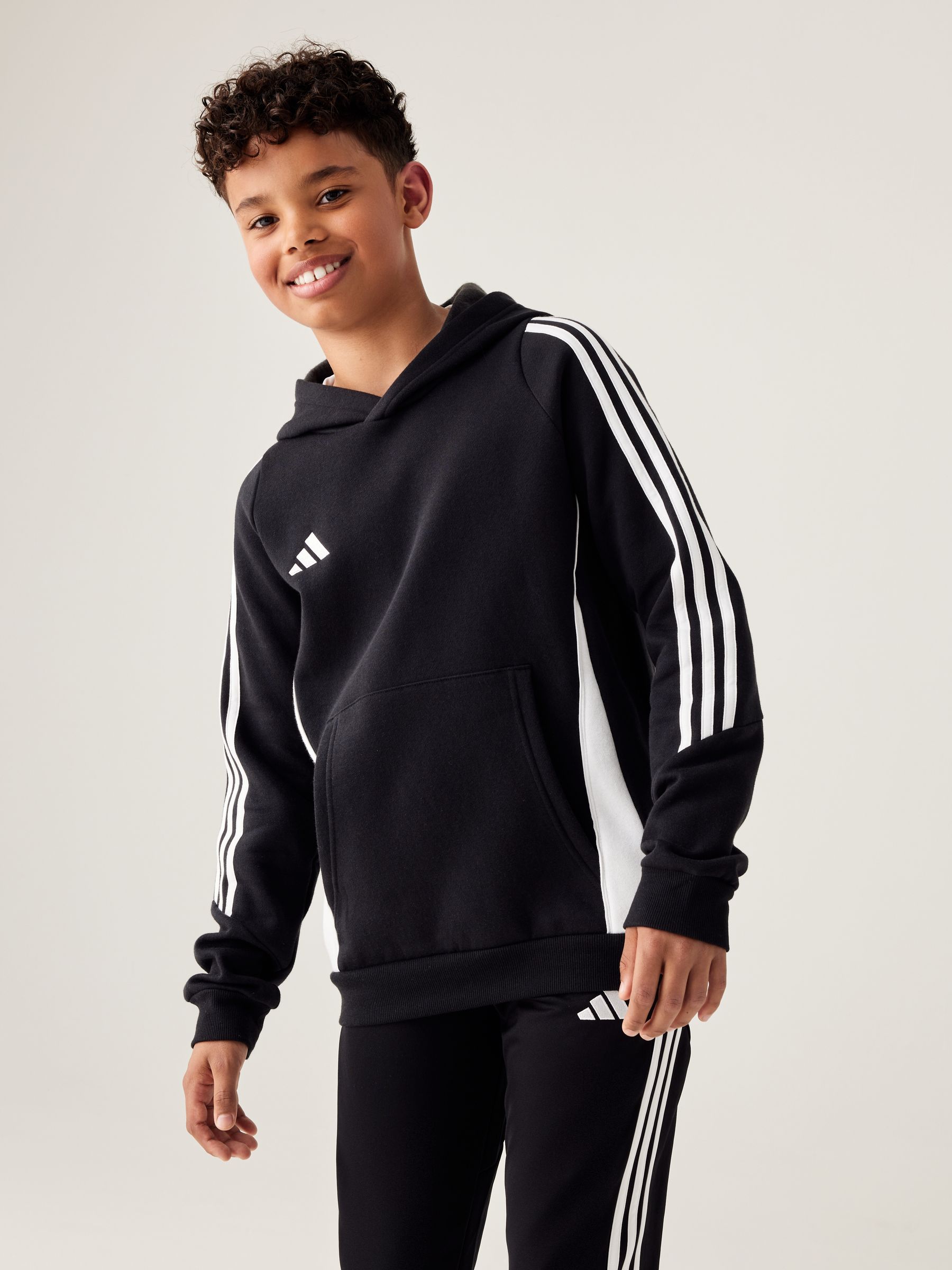 Zwart/wit - adidas Tiro 24 Sweat hoodie voor kinderen