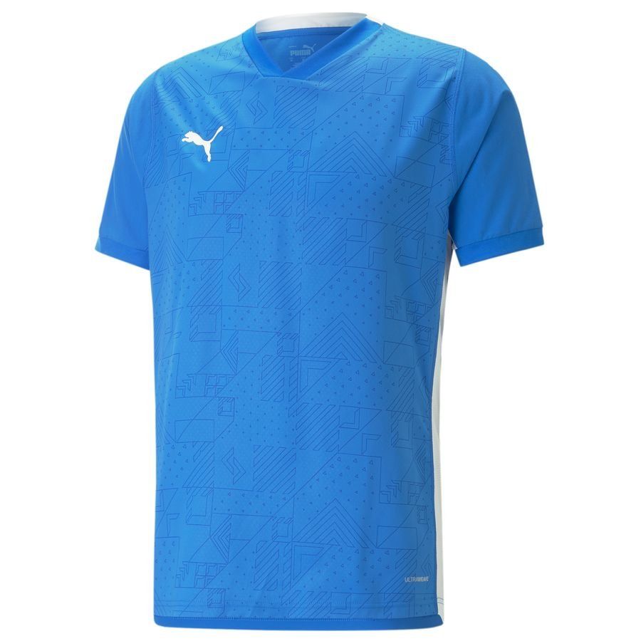 PUMA T-shirt d'Entraînement teamCUP - Bleu/Blanc