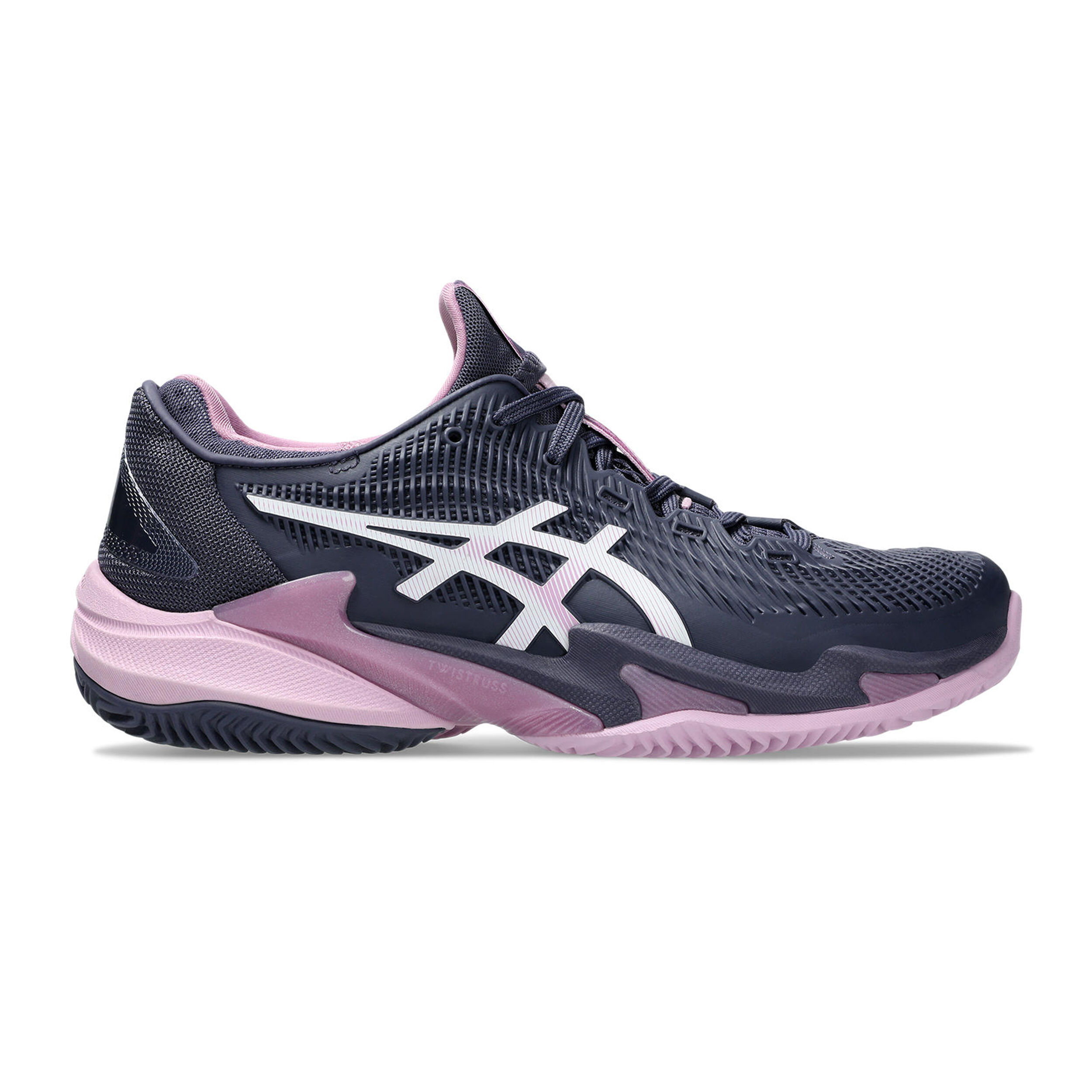 ASICS Court FF 3 Chaussure Terre Battue Femmes - Bleu Foncé , Rosé