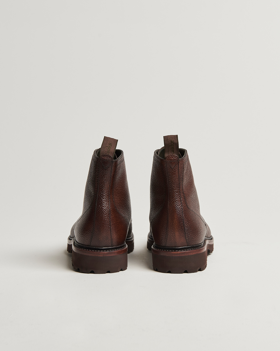 Loake 1880 Aquarius Grained Lightweight Boot Dark Brown