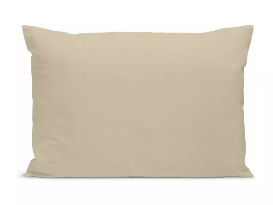 Taie d'oreiller 100% Percale de coton - Lin - 50x75cm