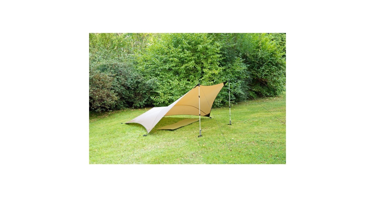 AmazonasUL Adventure Tarp zonnezeil  (Lichtbruin)