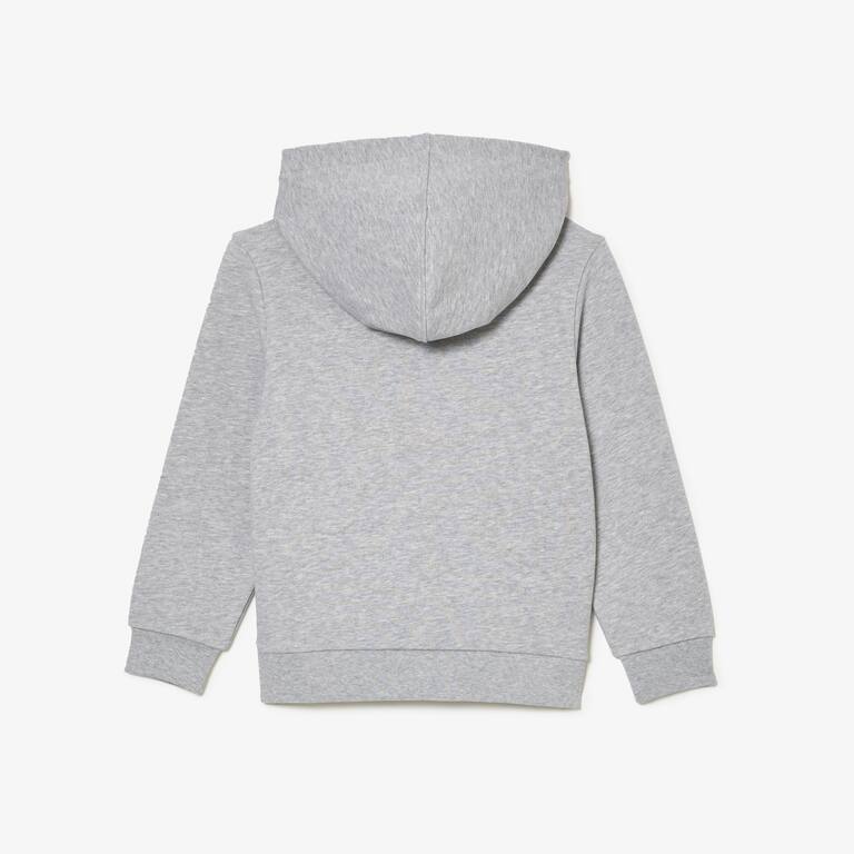 Sweatshirt à capuche en coton Pullovers & Sweatshirts - Gris - Lacoste - Enfant