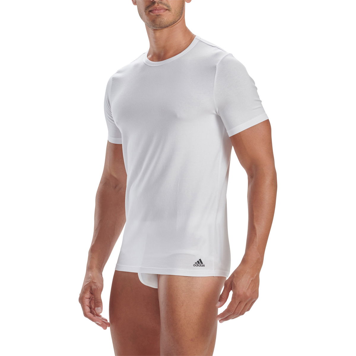 adidas 3-Pak Crew Neck T-shirt Herre