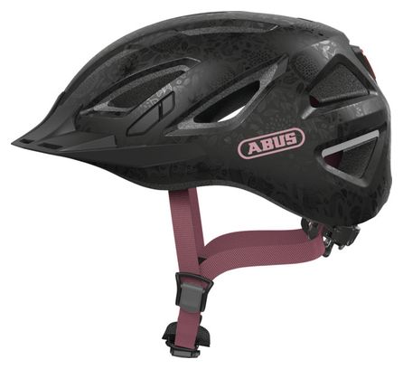 Casque Abus Urban-I 3.0 Flower Art / Noir