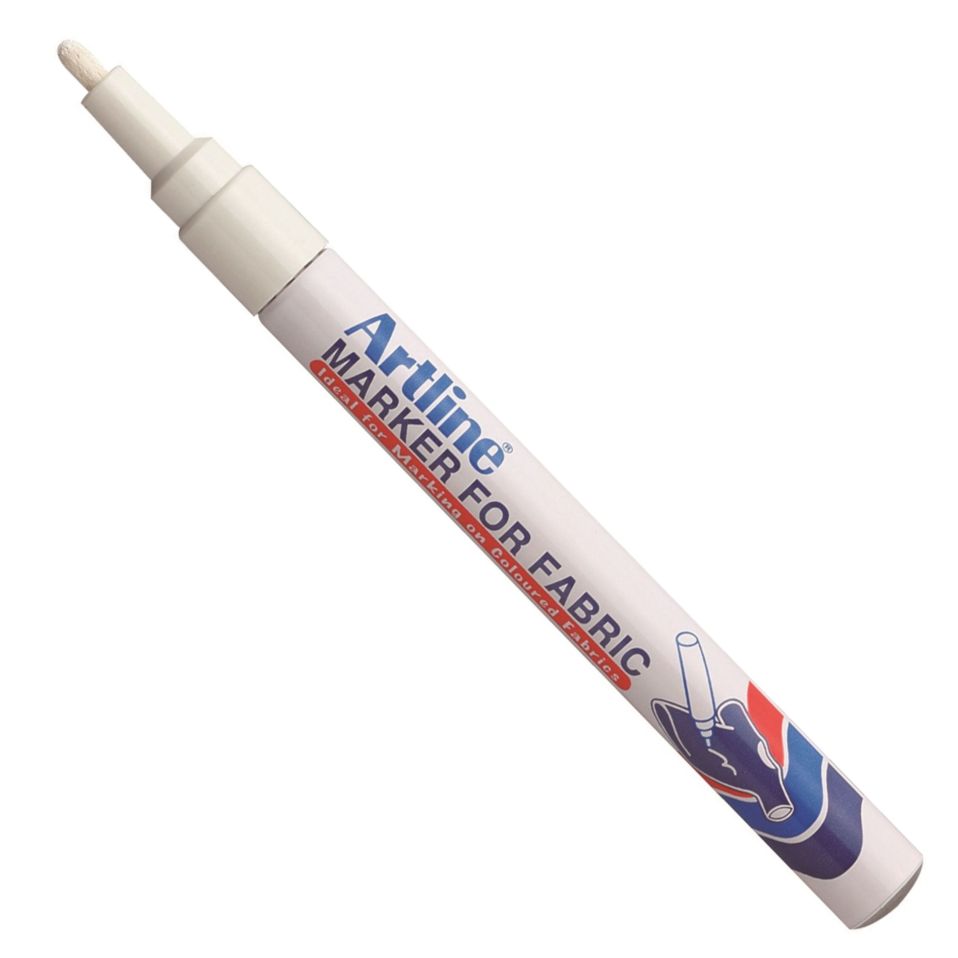 Artline Tekstilpenn Artline EKC-1 Fabric - hvit