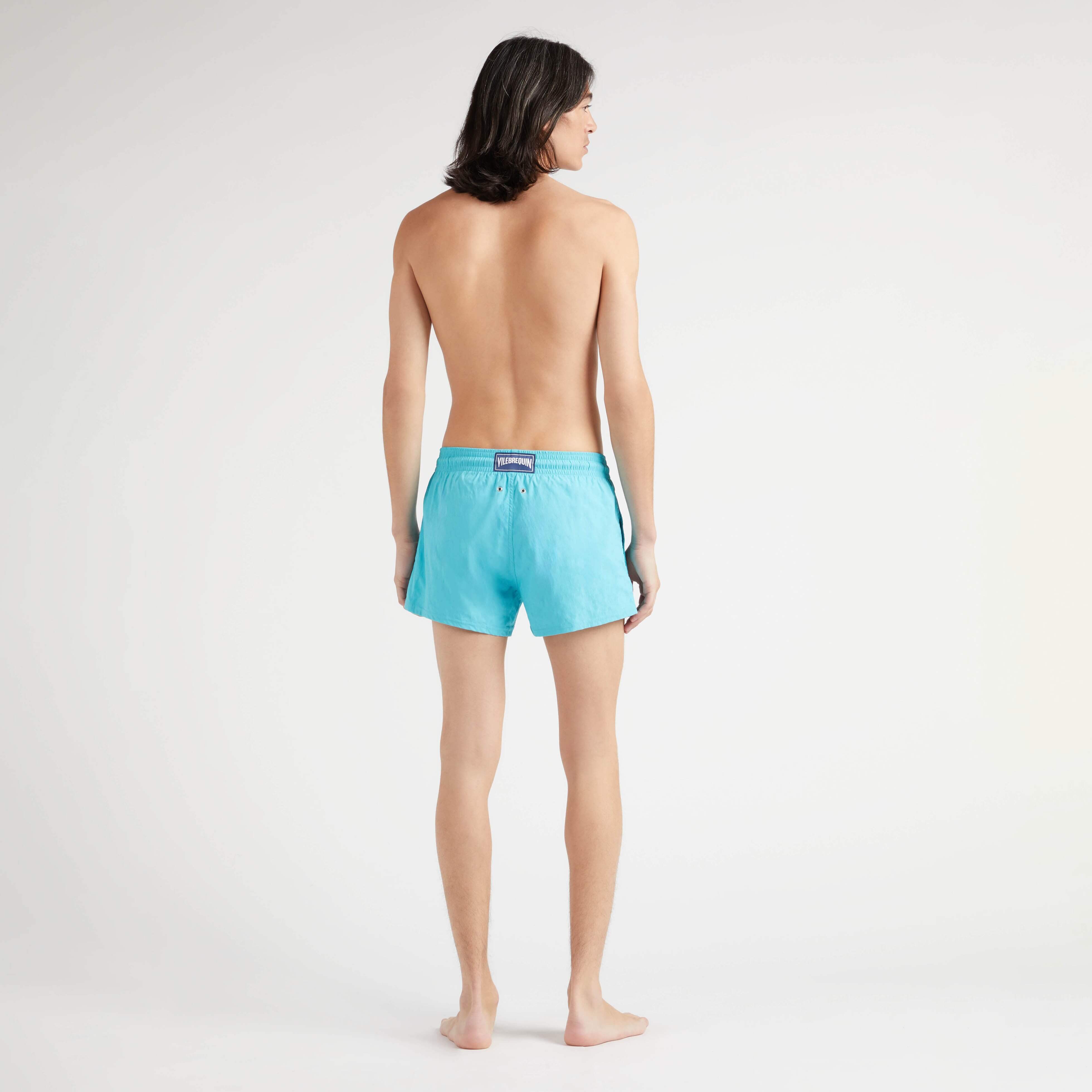 Maillot de Bain Court Homme Tortues Jacquard