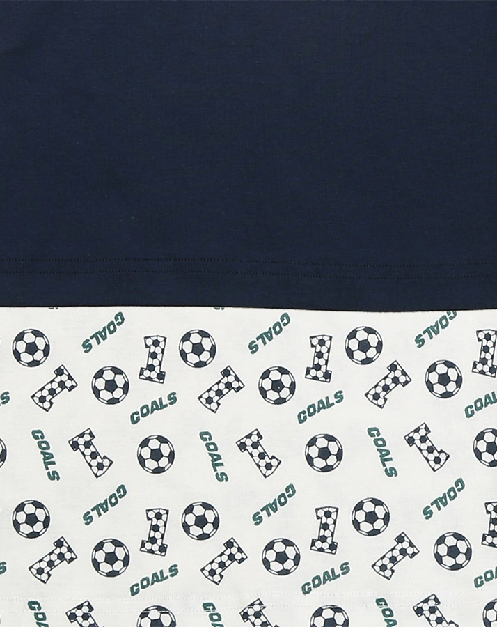 Unterhemd GOALS 2er Pack in blau/weiß