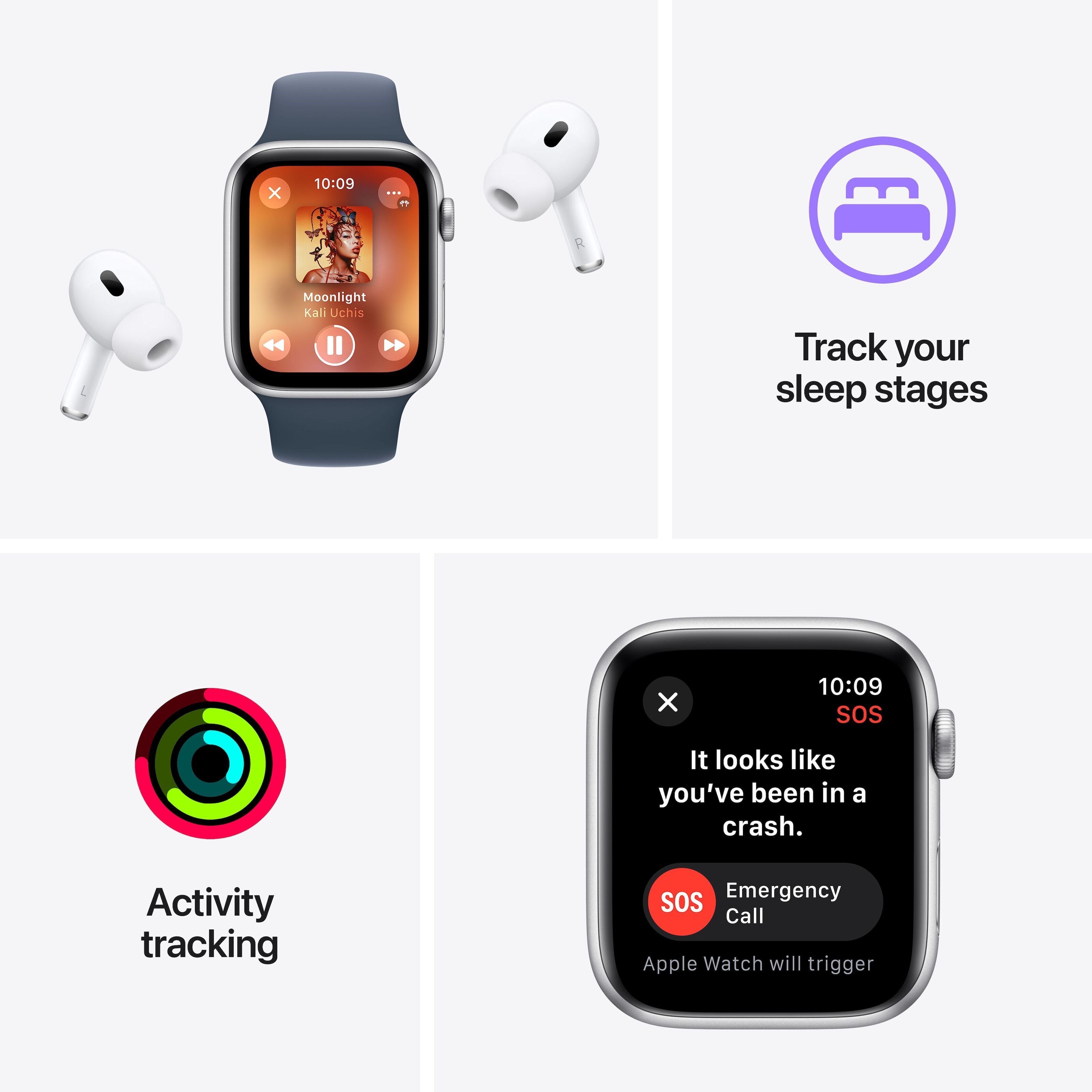 Apple Watch SE GPS + Cellular 40 mm Starlight S/M