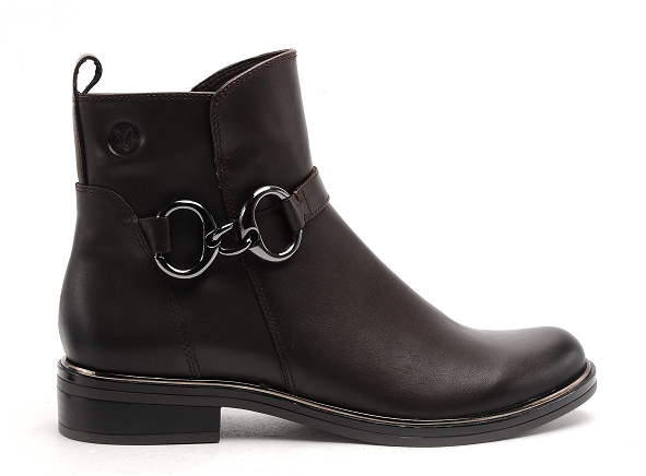 Caprice boots bottine plates femme 25300 marron