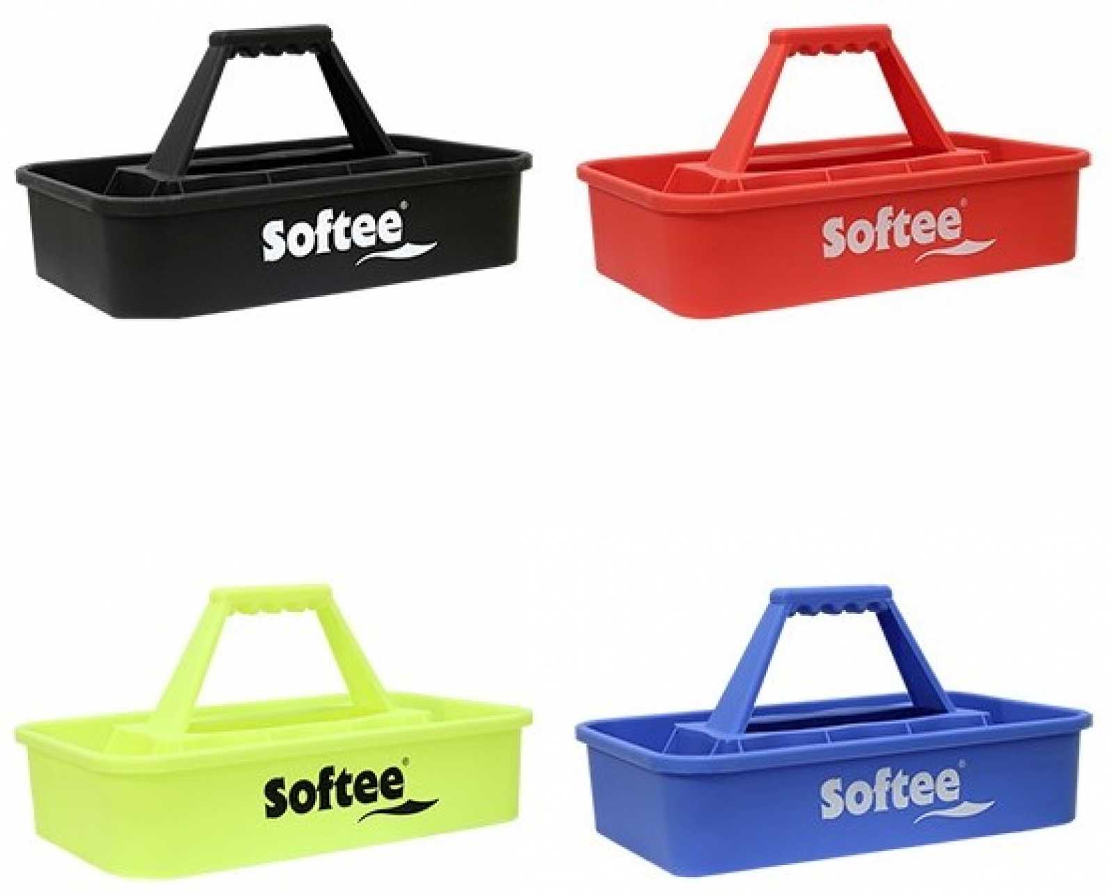 Suporte para garrafas Softee Softee 12 x 750 ml 1 Azul - Danificado