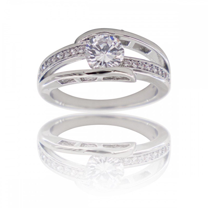 Bague Femme Rhodium CARINA