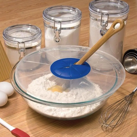 (Ø30cm) Rührschüssel Spritzschutz Deckel Mixer Abdeckung