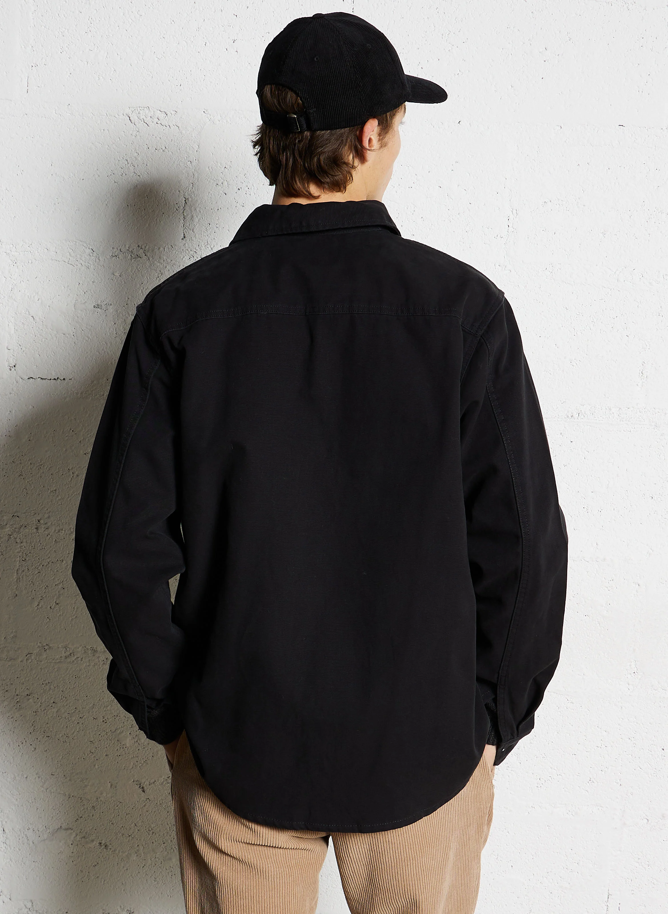 DUCK - Chemise regular en coton | Noir
